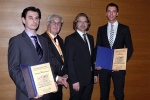 v. l. n. r. Evangelos Sarantopoulos, Helmut Meyer, Dr. Hans Ziegenthaler, Christoph Sachs