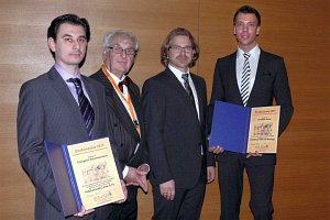 v.l.n.r. Evangelos Sarantopoulos, Helmut Meyer, Dr. Hans Ziegenthaler, Christoph Sachs